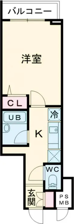 ヴェルト三軒茶屋II 2階階 間取り