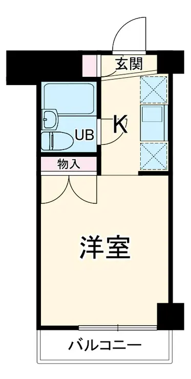 スカイコート大倉山 3階階 間取り