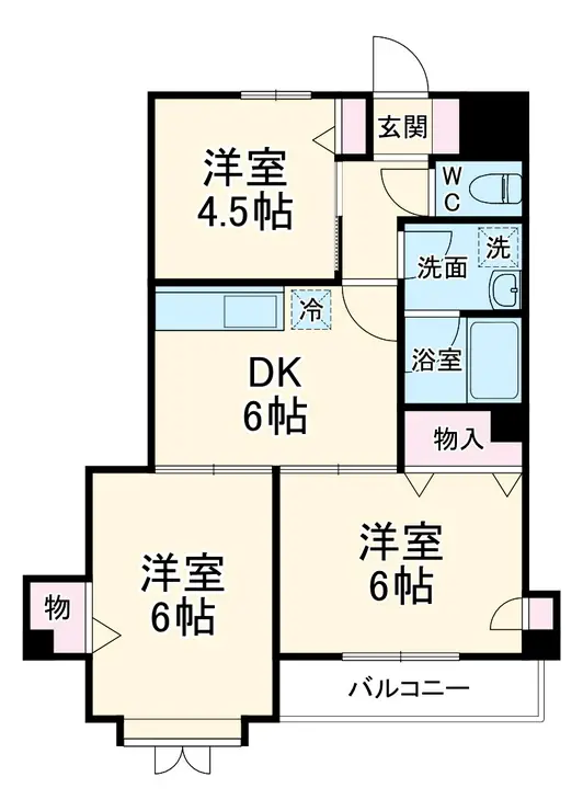 SRコート 2階階 間取り