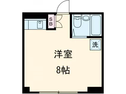 セジュールSEIKO(ワンルーム/2階)の間取り写真