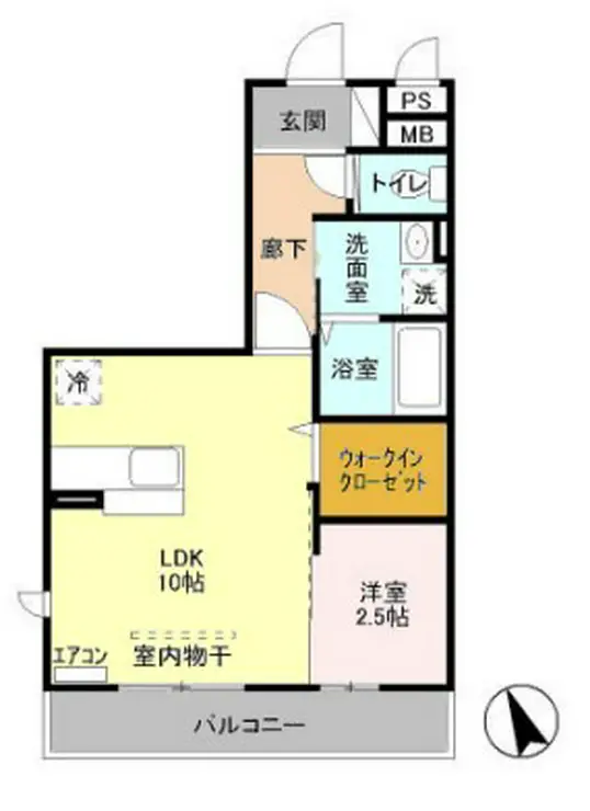 パストラル 2階階 間取り