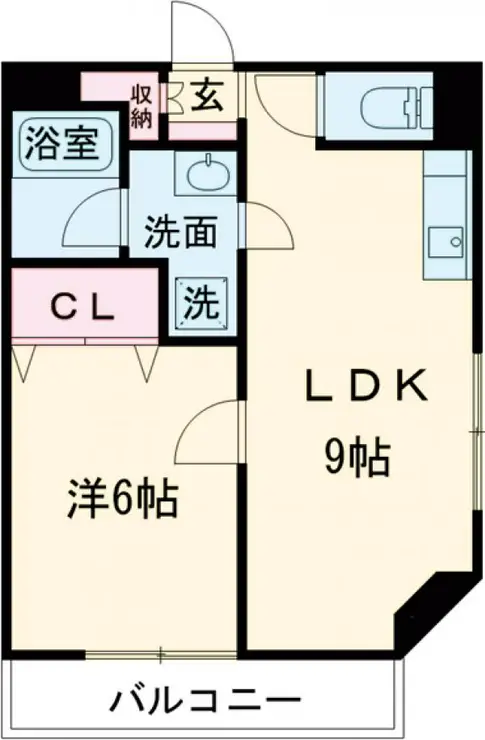 シャトレー深沢 2階階 間取り