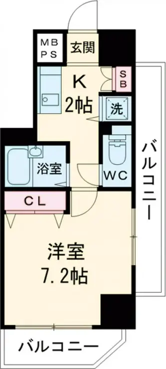 ヴェルト柿の木坂 4階階 間取り