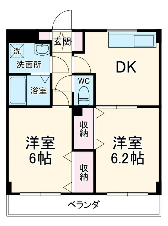 ウッドパレス駒岡 3階階 間取り