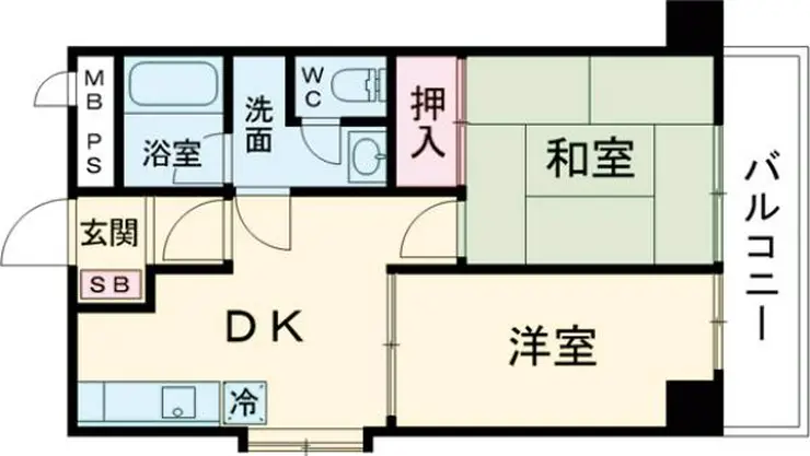 インペリアル蒲田 2階階 間取り