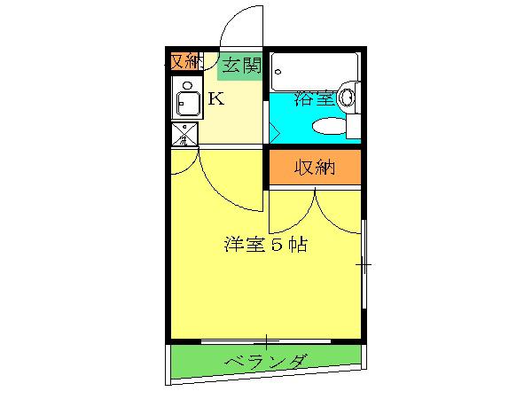 スパッツィオR655(1K/4階)の間取り写真