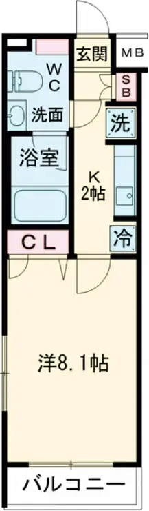 プレール・ドゥーク田園調布 2階階 間取り