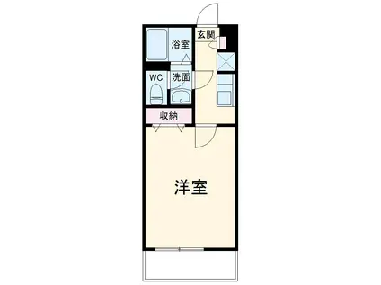 リブリ・リオーラ(1K/3階)の間取り写真