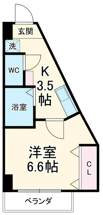 アスタリスク日吉 2階階 間取り