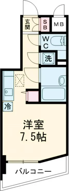 トーシンフェニックス都立大学 4階階 間取り