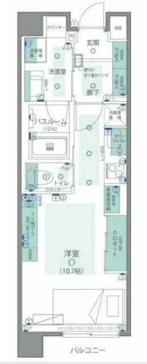 日神デュオステージ杉並井荻 1階階 間取り