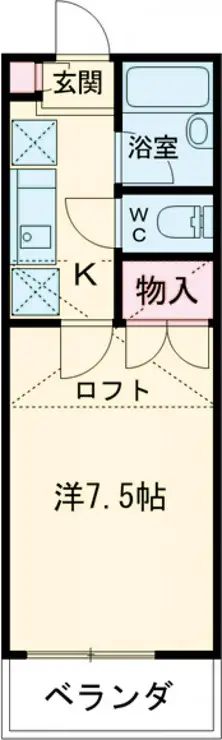 グランシャリオ 2階階 間取り