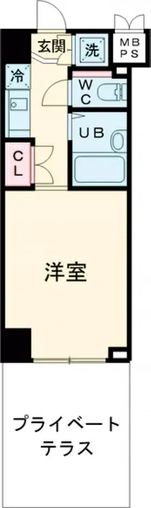 ルーブル早稲田 1階階 間取り