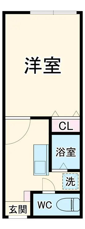 プレジール 天神 1階階 間取り