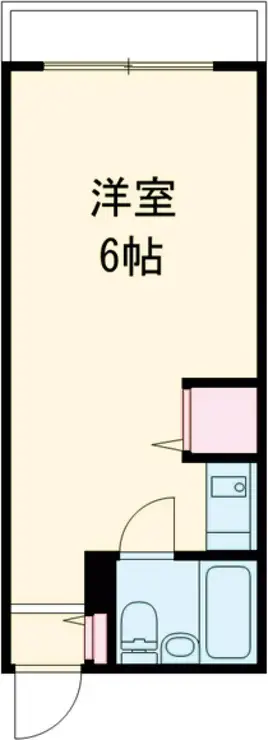 コーポ水無月 2階階 間取り