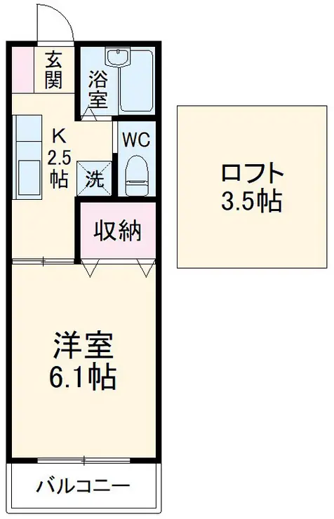 エスポワール 1階階 間取り