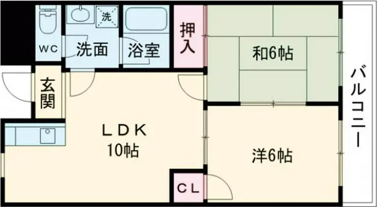 ベルベール星野 1階階 間取り
