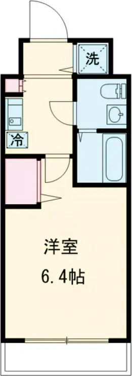 ガーラプレイス八幡山壱番館 1階階 間取り