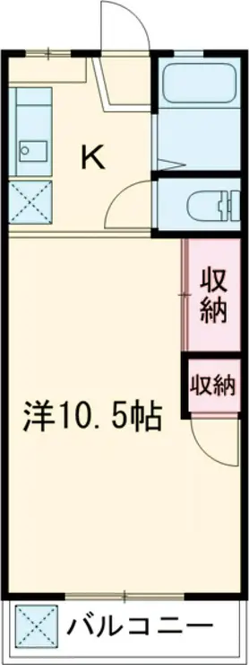 メゾンミツル 3階階 間取り