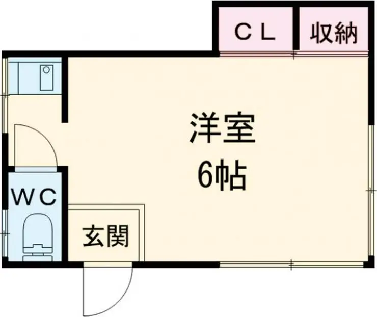 八木コーポ 2階階 間取り