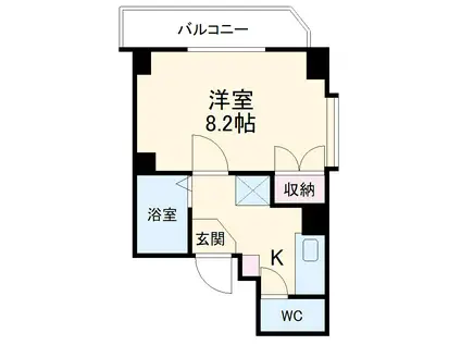 シティライフ本郷北(1K/4階)の間取り写真