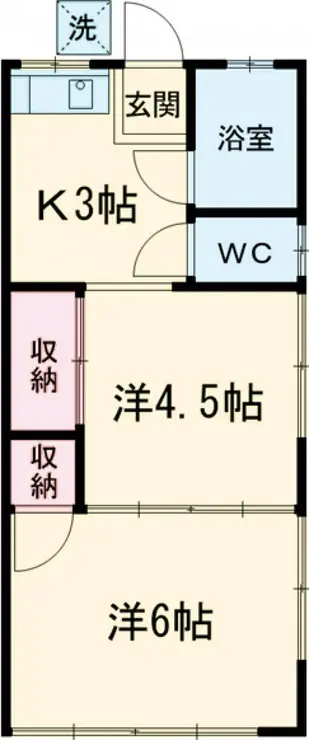 白梅荘 2階階 間取り