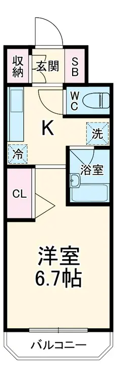 タウンハウス日吉K 3階階 間取り