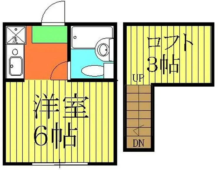 リバーサイド四つ木 2階階 間取り