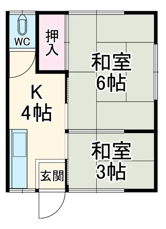 成光荘 2階階 間取り