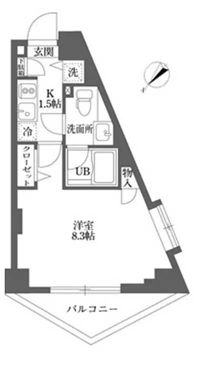 ムーブメンツ西早稲田 10階階 間取り
