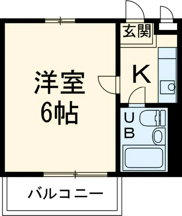 ジュネパレス市川第21 1階階 間取り