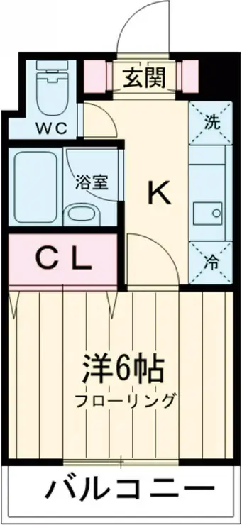 サン・パラッツオ弐番館 4階階 間取り