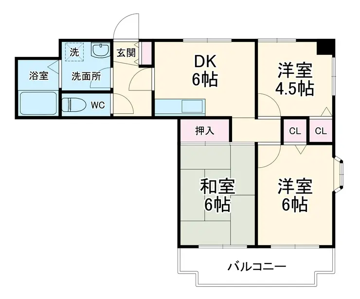 NK・サンライト 8階階 間取り