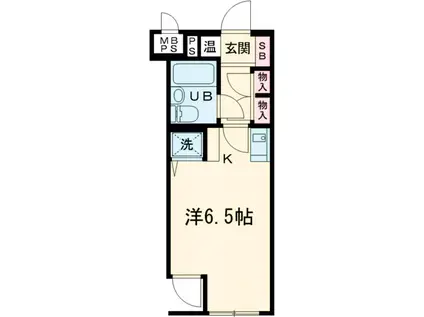 アーバンヒルズ高砂(ワンルーム/2階)の間取り写真