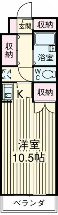 リトルリバーハイツ 2階階 間取り