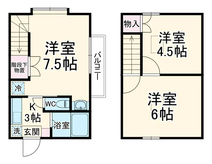 エスポワール日吉 2階階 間取り
