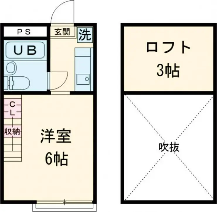 シャンブルドットつつじヶ丘 1階階 間取り