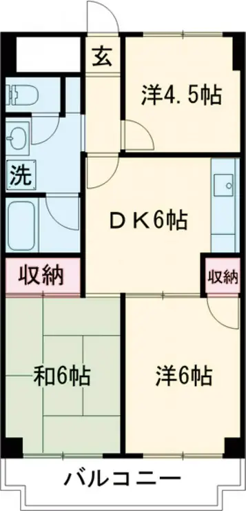 シャトーサンハイム 4階階 間取り