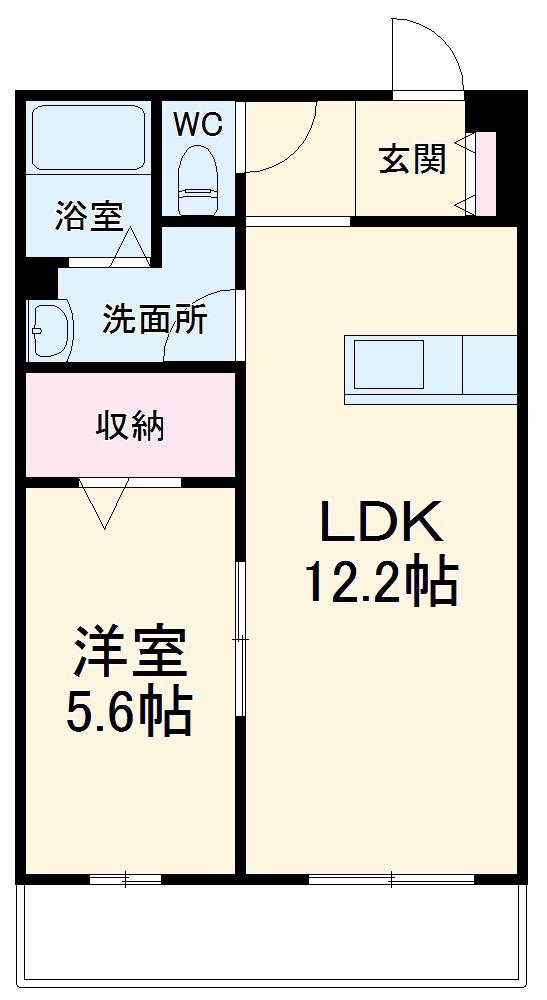 リブリ・THE SEED 日吉(1LDK/1階)の間取り写真