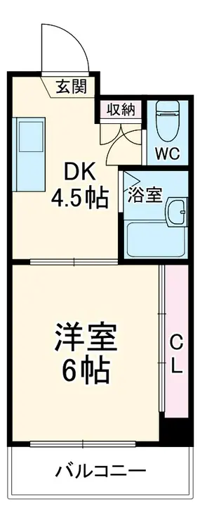 リバーサイド日吉 3階階 間取り