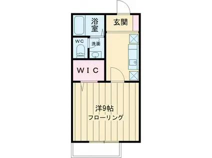 ソフィアローズ(1K/2階)の間取り写真