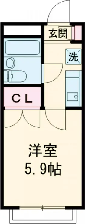 スカイピア蓮根 1階階 間取り