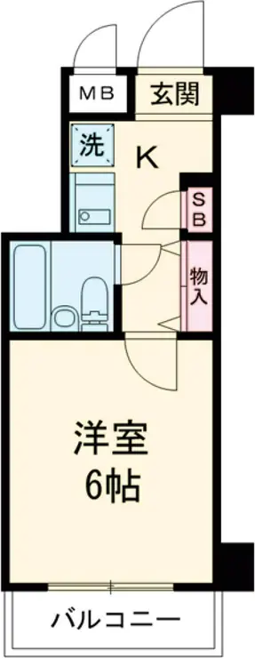 キャピタルビュー柴又 2階階 間取り