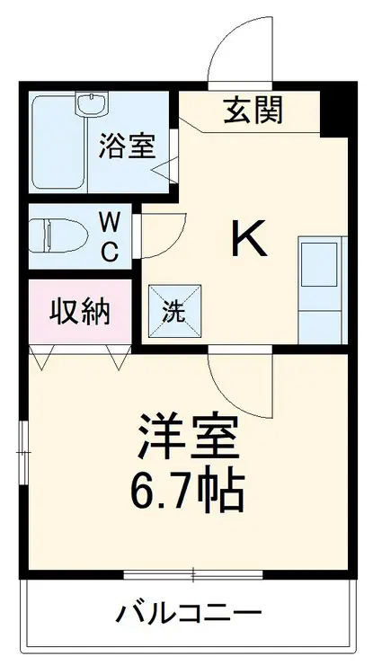 フレアコンフォール日吉B棟 3階階 間取り