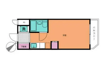 ウインベルソロ金町第9(1K/4階)の間取り写真