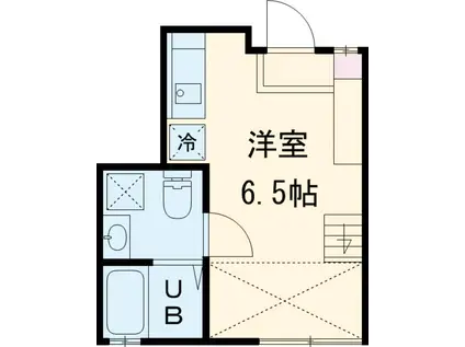ソシガヤテラスS(ワンルーム/1階)の間取り写真