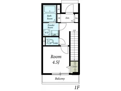 リブリ・ラウレア(1LDK)の間取り写真