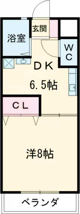 ラフォーレ白山 1階階 間取り