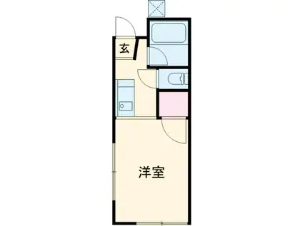 井上コーポ(1K/2階)の間取り写真