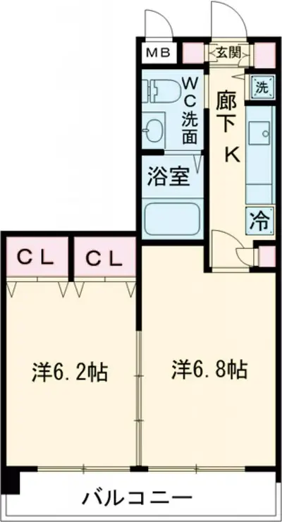 フェニックス吉祥寺アヴァンティーク 2階階 間取り